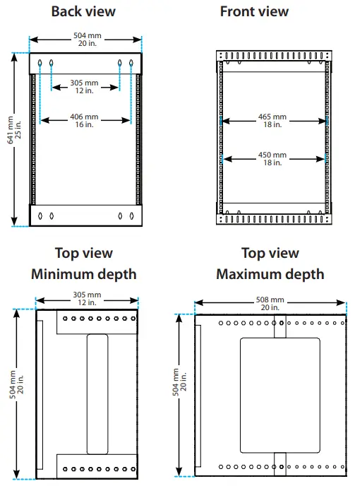 StarTech-RK12WALLOA-12U-19-Inch-Wall-Mount-Network-Rack-Img-2