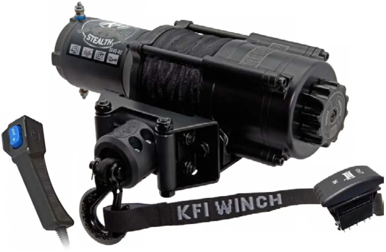 KFi SE45 R2 Stealth Series Synthetic Cable Atv Utv Winch