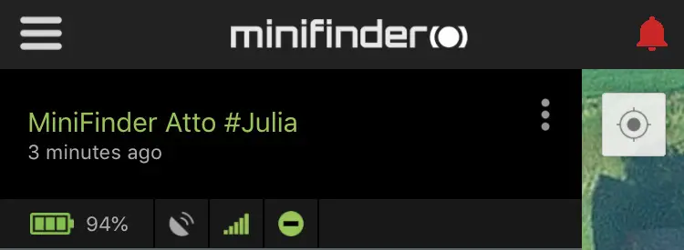 MiniFinder Pico Personal GPS Tracker - Alarm Notification 2