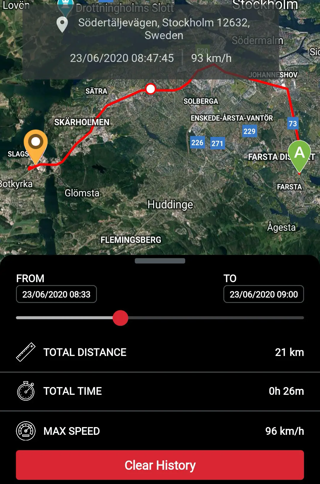MiniFinder Pico Personal GPS Tracker - History 4