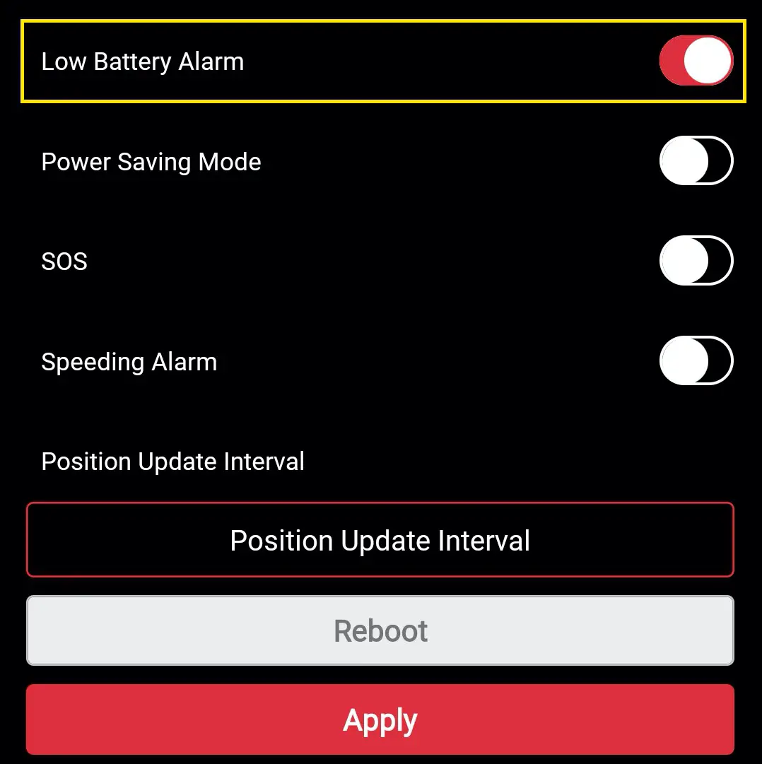 MiniFinder Pico Personal GPS Tracker - Low Battery Alarm
