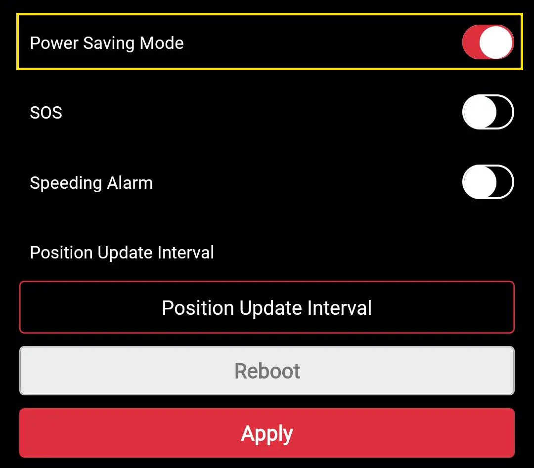 MiniFinder Pico Personal GPS Tracker - Power Saving Mode