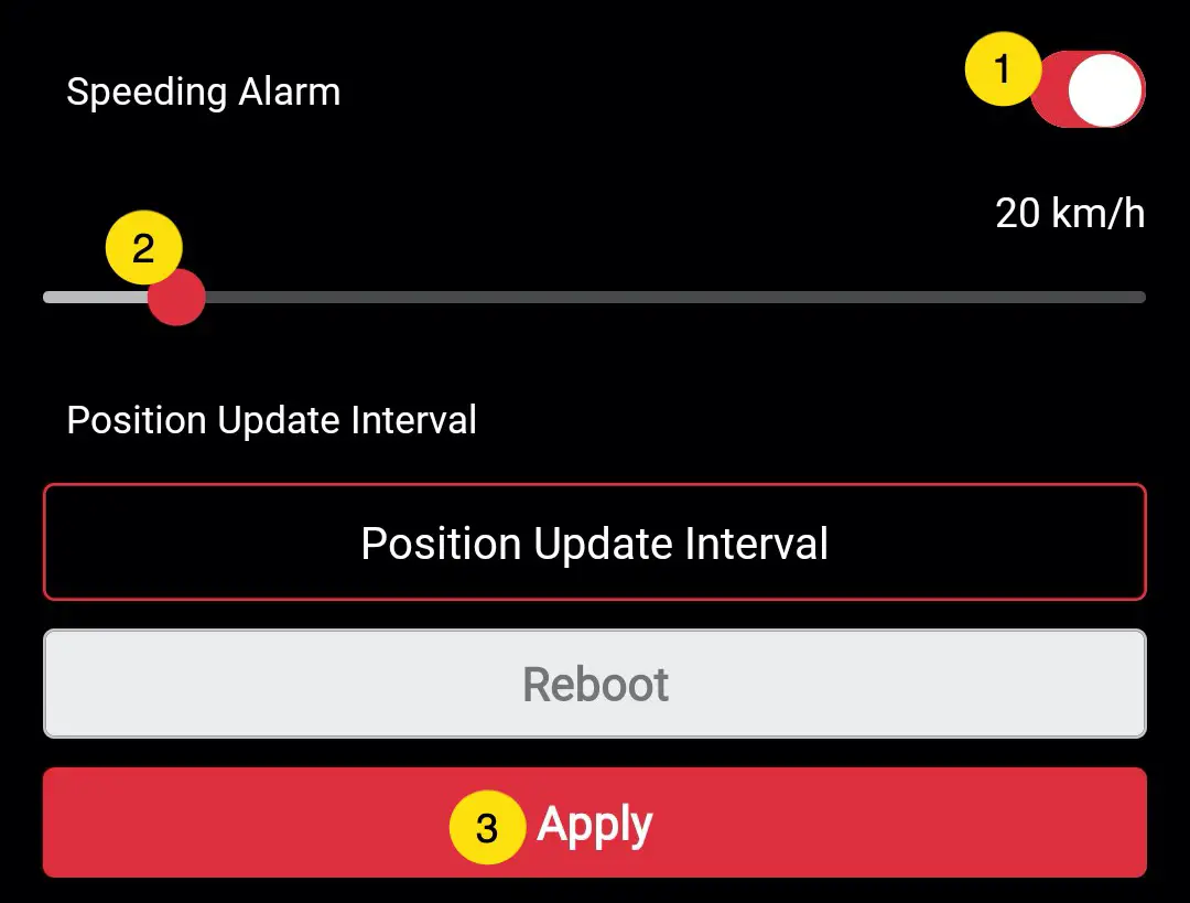 MiniFinder Pico Personal GPS Tracker - Speeding Alarm 1
