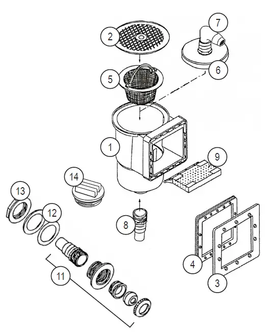 MV-1533-01-2022 Pool Skimmer 1