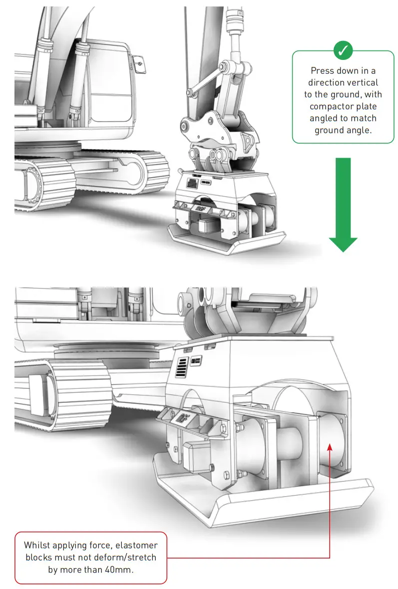 MGF IHC150 Excavator Mounted Compactor - INSTRUCTIONS