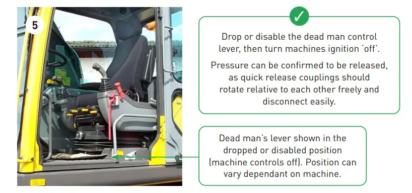 MGF IHC150 Excavator Mounted Compactor - drop