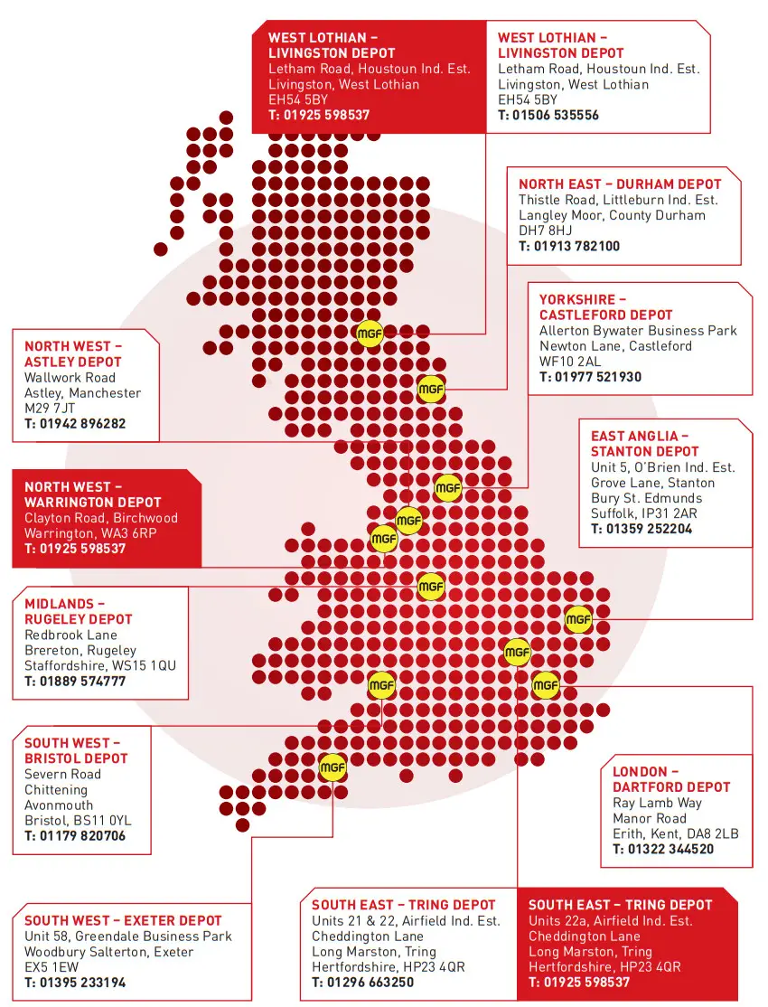 MGF IHC150 Excavator Mounted Compactor - indicator
