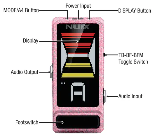NUX NTU-3 Flow Mini Pedal Tuner - fig 1