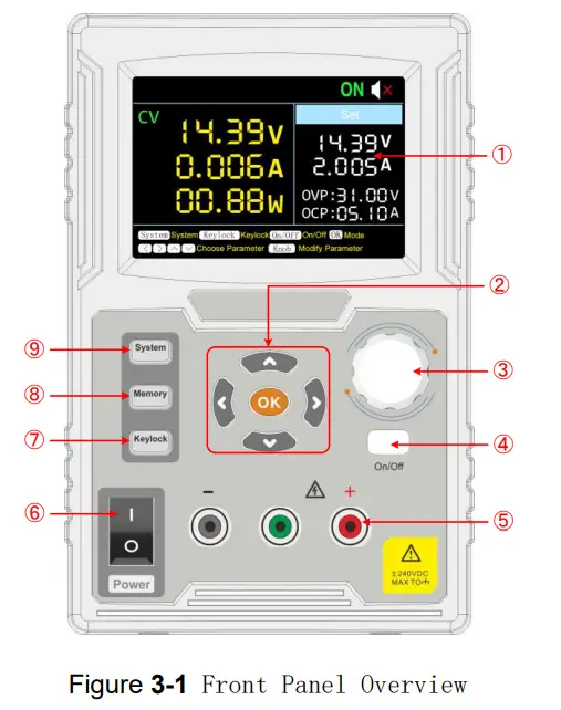 OWON SP3103 Output DC Power Supply - Fig 1