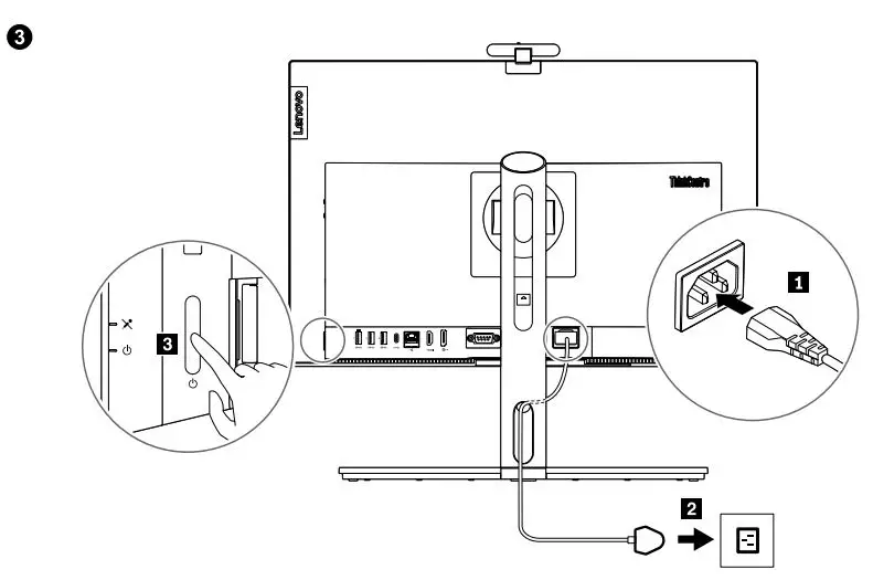 Lenovo 11VF0063US ThinkCentre M90a Gen 3 All-in-One Computer Instruction Manual - How to use