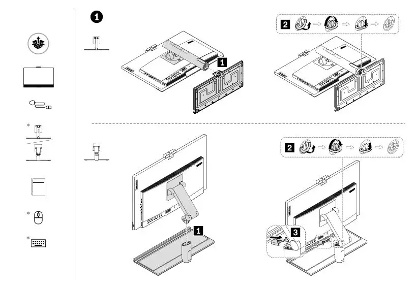 Lenovo 11VF0063US ThinkCentre M90a Gen 3 All-in-One Computer Instruction Manual - What's in the box