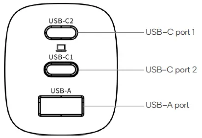 kogan-GAN-001-65W-USB-and-USB-C-Wall-Charger-fig-1