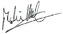 Martin Huber Signature