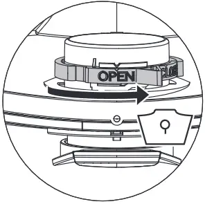 Operating the rotary slide 2
