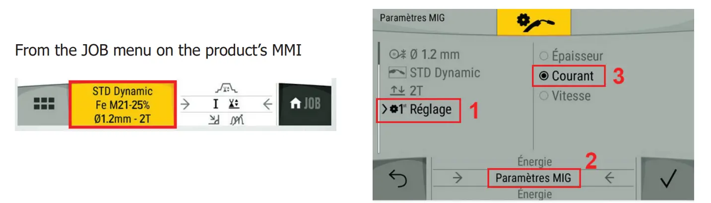 How to change the management mode to find the min./max. values?