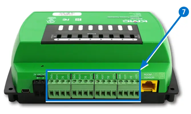KMC CONTROLS HPO-6700 Series Output Override Boards - black powe4