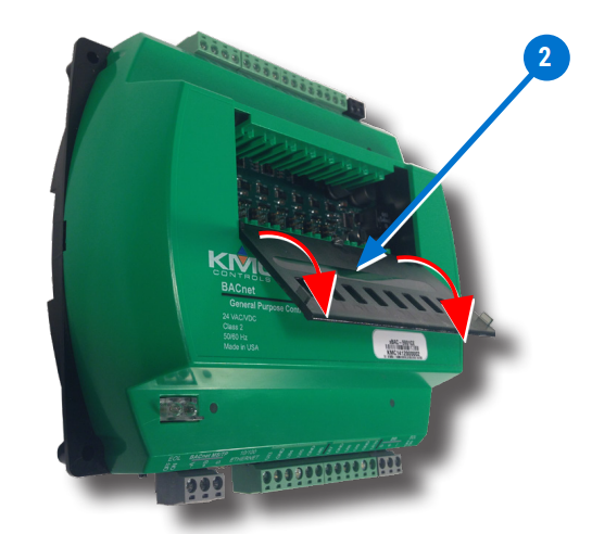 KMC CONTROLS HPO-6700 Series Output Override Boards - black power