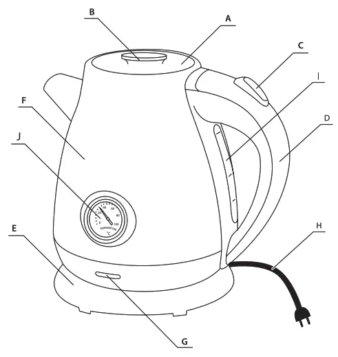 Atlanta ATH-2440 Electric Kettle - ELECTRIC KETTLE