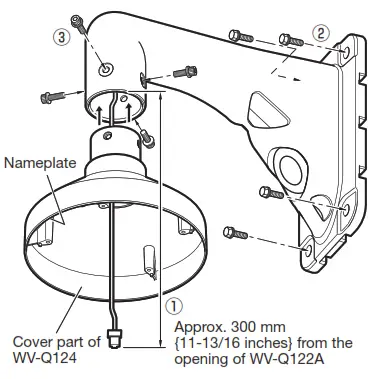 i-PRO WV-Q124 Mount Bracket - Connections