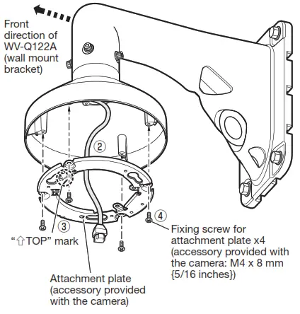 i-PRO WV-Q124 Mount Bracket - plate