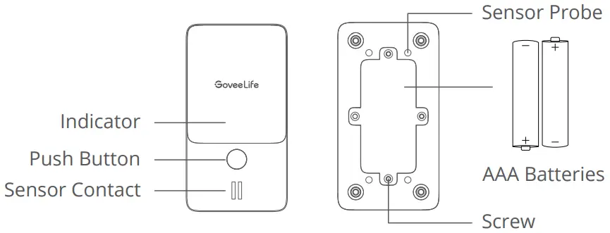Govee Life H5043 Water Detector Pro with WiFi Gateway - fig 1