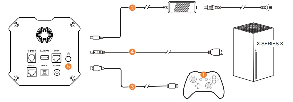 PXN V12 DDL Direct Drive Servo Base - Diagram 2
