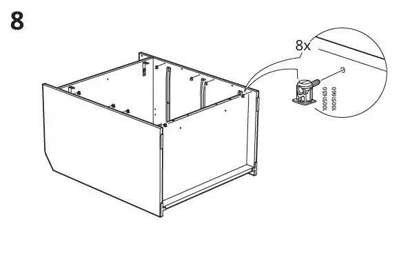 IKEA-HAUGA-3-Drawer-with-Shelf-19