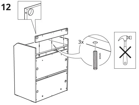 IKEA-HAUGA-3-Drawer-with-Shelf-24