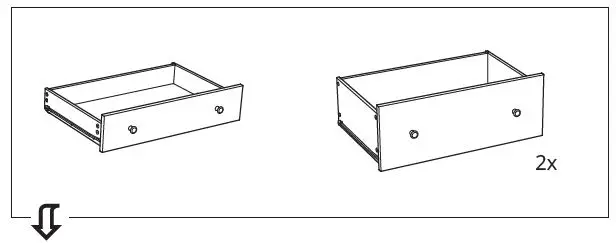 IKEA-HAUGA-3-Drawer-with-Shelf-36
