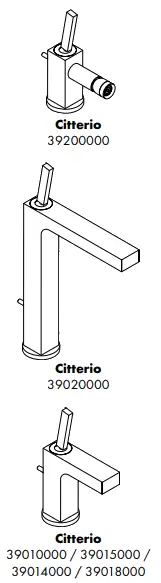 AXOR Citterio 39200000 Bidet Mixer -