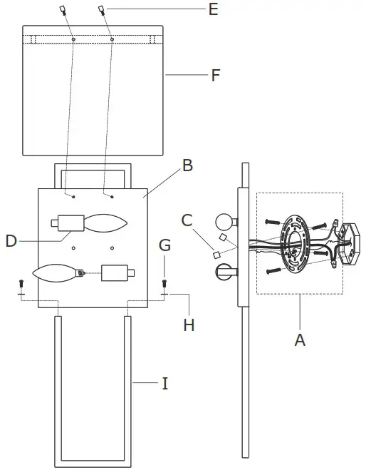 CRYSTORAMA FRE 422 BF Fremont 2 Light Wall Mount - Part Number