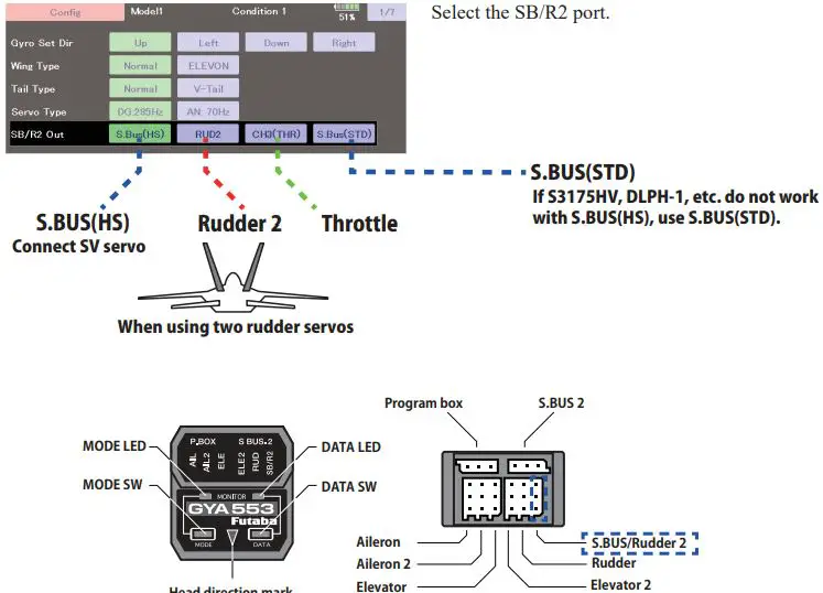 Futaba GYA553 T32MZ 3-Axis Airplane Gyro-FIG13