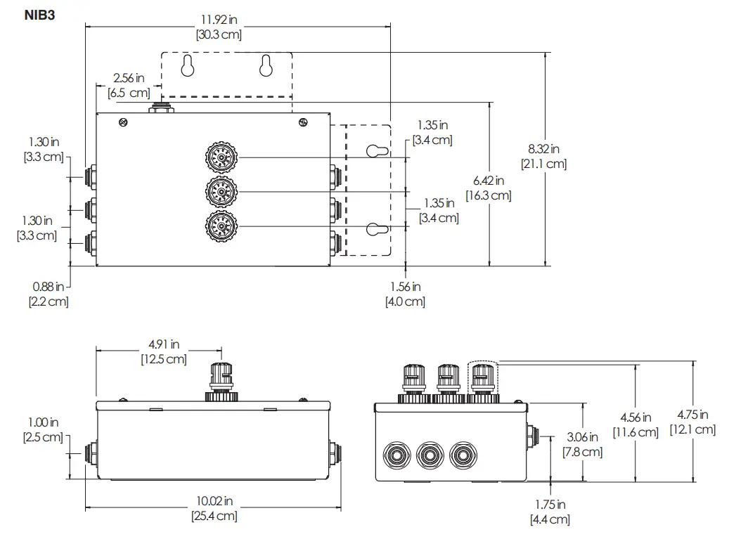 Curtis CL114 Nitrogen Infusion Box - ROUGH-IN DRAWINGS 1
