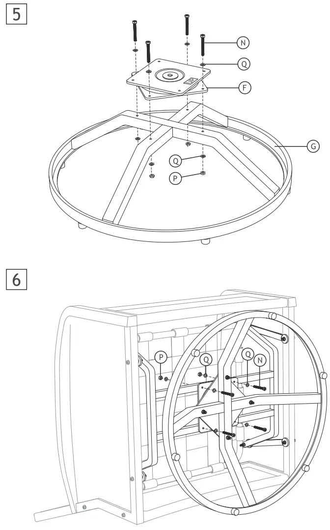 MF Studio Rattan Swivel 3 Pcs Set - fig 8