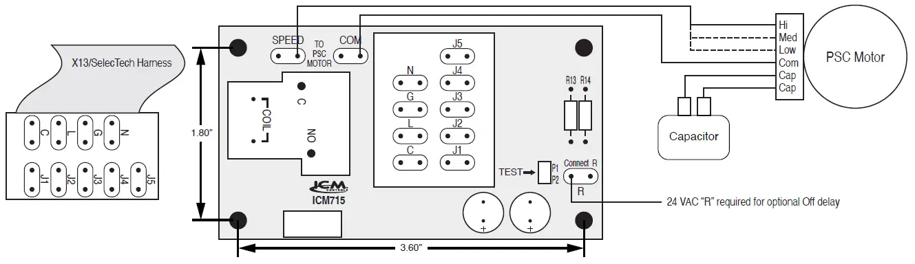 ICM-Controls-ICM715-ECM-to-PSC-Motor-Controller-1