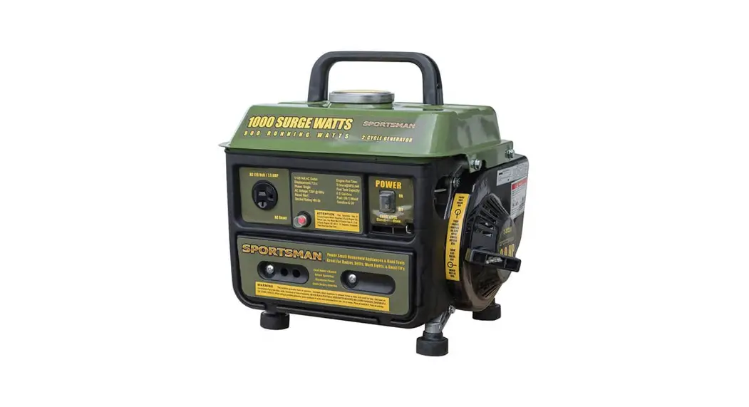 Buffalo Gen1000 900 Running Watts 2-cycle Portable Generator Instruction Manual