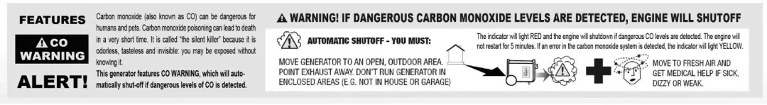 BUFFALO GEN1000 900 Running Watts 2-Cycle Portable Generator - fig 10