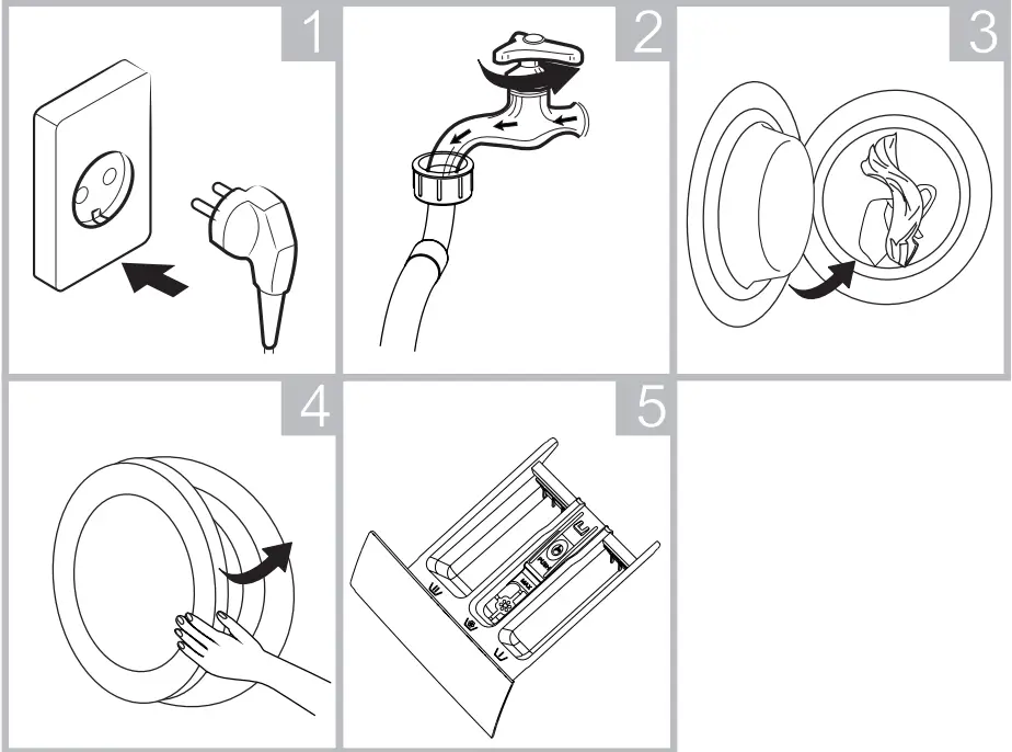CENTEK CT-1973 Washing Machine - BEFORE WASHING