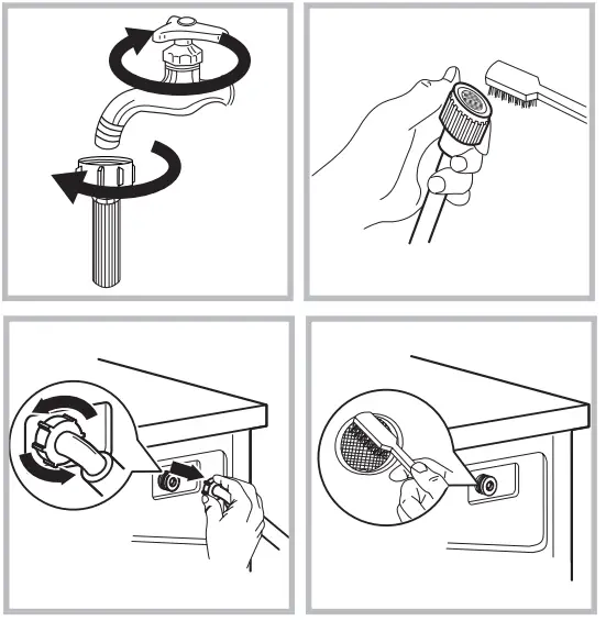 CENTEK CT-1973 Washing Machine - INTAKE FILTER