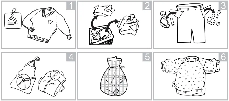 CENTEK CT-1973 Washing Machine - PREPARING YOUR LAUNDRY