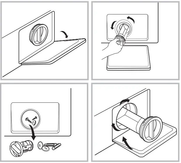 CENTEK CT-1973 Washing Machine - PUMP FILTER