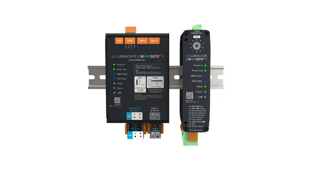 Lumascape Ls6550 Powersync Ps4 Data Injector Instruction Manual