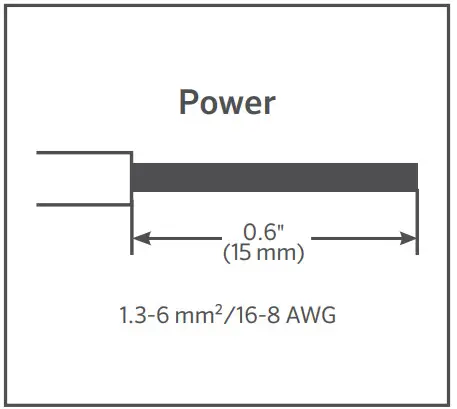 LUMASCAPE LS6550 PowerSync PS4 Data Injector - PSU Connections 1