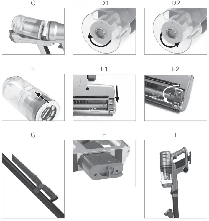 MAXXMEE 05799 Cordless Cyclone Vacuum Cleaner FIG 3
