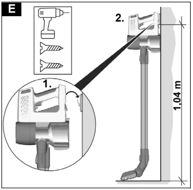 attached wall bracket