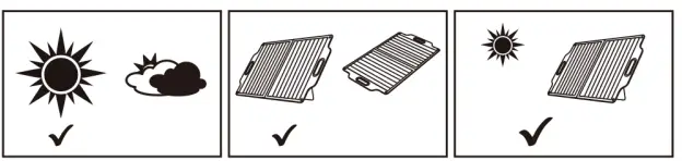 POWERNESS SolarX S40 Foldable Solar Panel - Diret