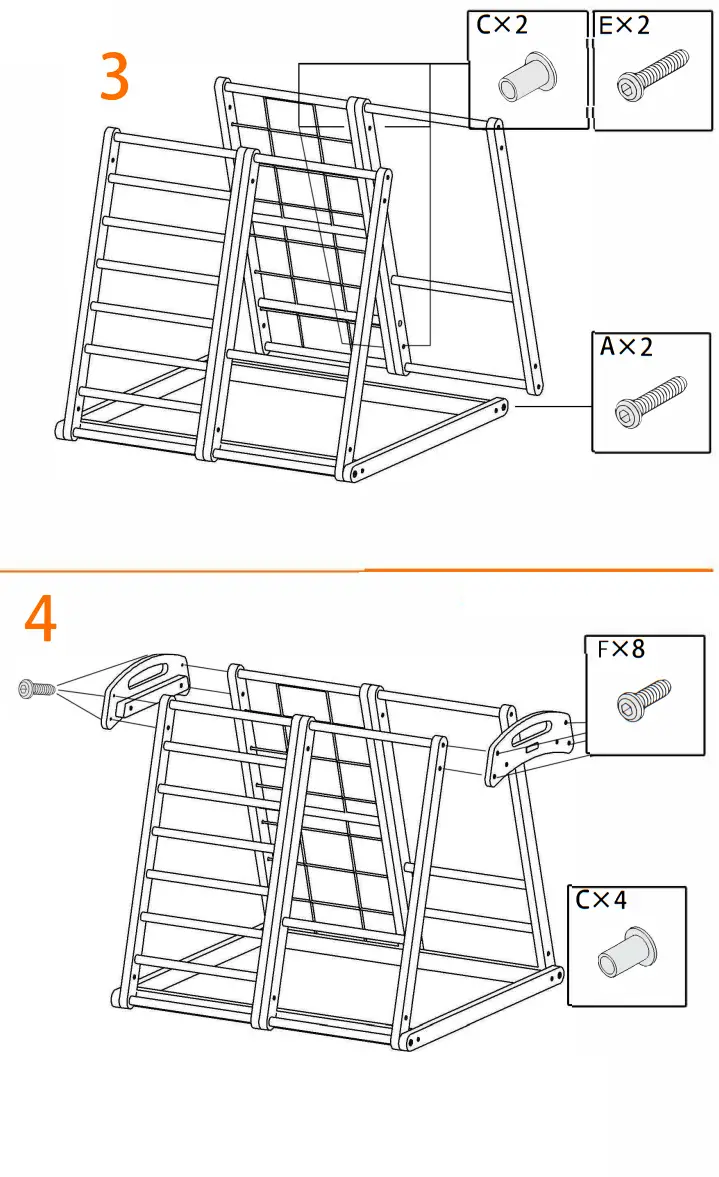 THE HOME DEPOT W679XYS00027 Children Climbing Frame - Assemblγ 1