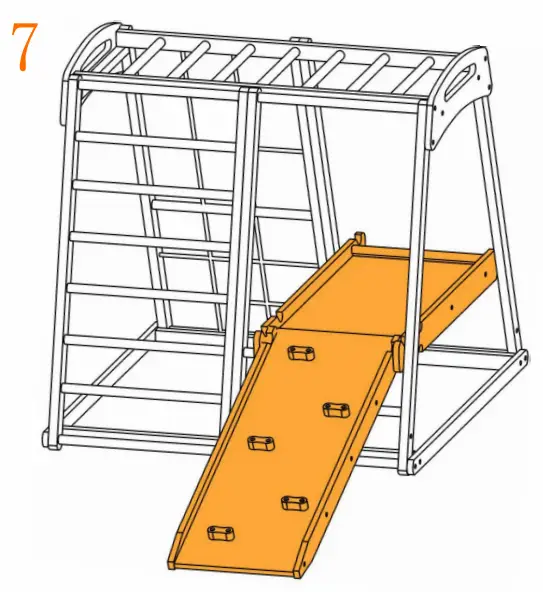 THE HOME DEPOT W679XYS00027 Children Climbing Frame - Assemblγ 3