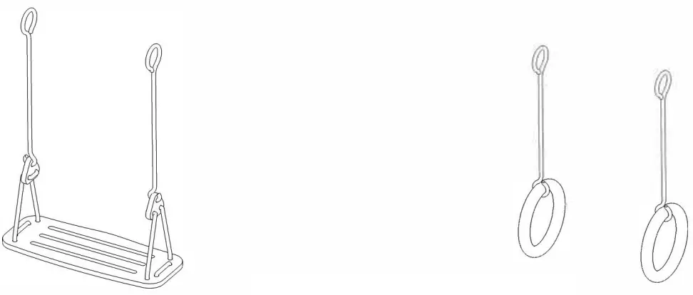 THE HOME DEPOT W679XYS00027 Children Climbing Frame - Rings