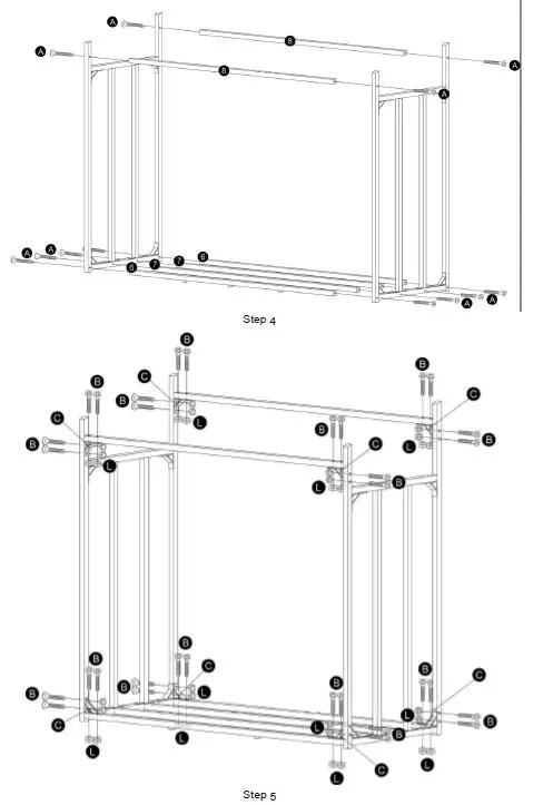 toboli-63518-Firewood-Rack-Outside-185x70x185cm-Powder-Coated-Metal-FIG-6